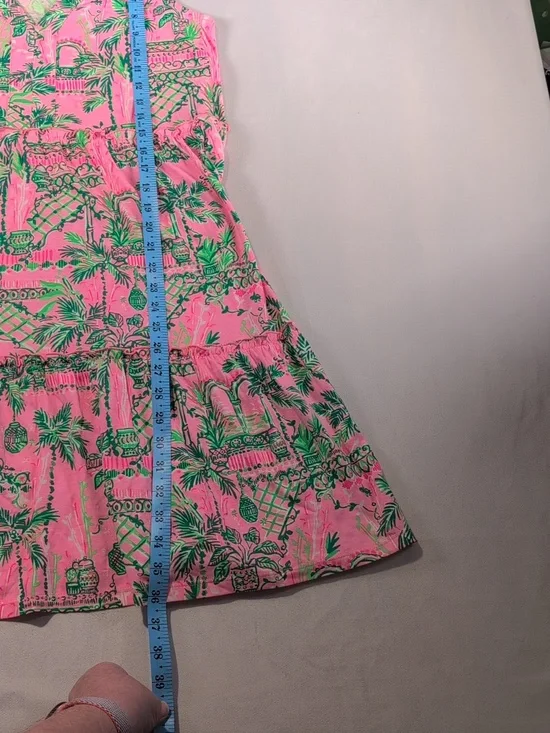Lilly Pulitzer Lorina Swing Dress Mandevilla Baby Always Worth It Size S *READ - Picture 4 of 8